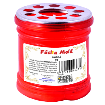 Candela plastic  T15 (buc)
