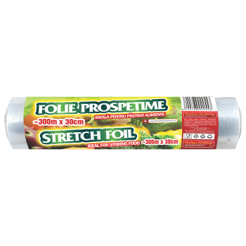 Folie alimentara stretch Horeca, PE, 30cm*300m (buc)