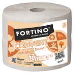 Hartie igienica Maxi  HARTIE IG Fortino, convert brown, 1 strat, 2 role (set)