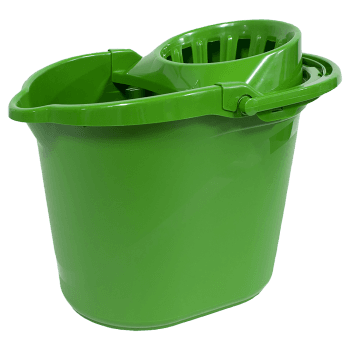 Galeata cu storcator, in culori - verde 15l (buc)