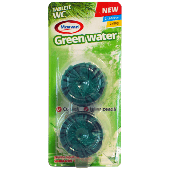 Tablete bazin Wc Green Water 2x50g (buc)