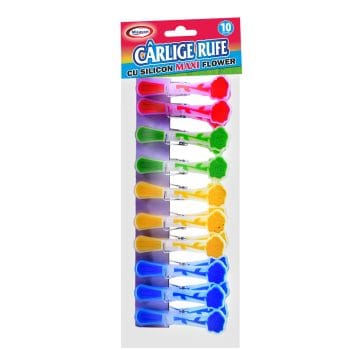 Set carlige rufe , maxi, flower, 10 buc/set (set)