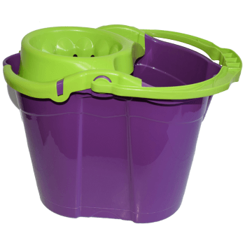 Galeata cu storcator , mov+verde, 14l (buc)