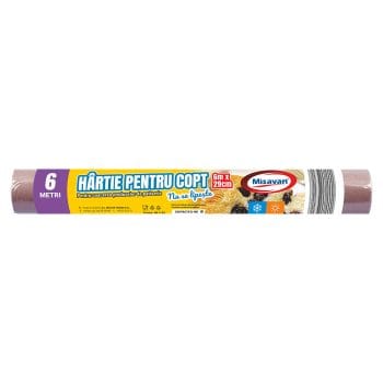 Hartie copt , maro, 29cm*6m (rola)