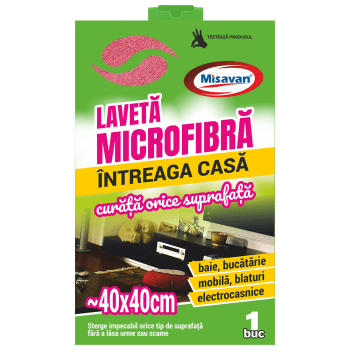 Laveta microfibra  Intreaga casa, 40*40cm, 1buc/set (buc)