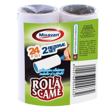 Rezerva rola curatat scame , 2 buc/ set, 2*24 foi (buc)