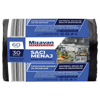 Saci menajeri professional 60l, 30buc/set (set)