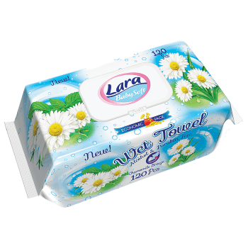 Servetele umede Lara, Musetel, 120 buc (buc)