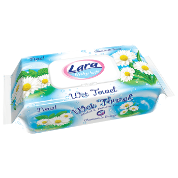 Servetele umede Lara, Musetel, 80 buc (buc)