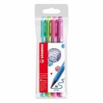 Fineliner Stabilo PointMax vf 0.8 mm set4 buc culori pastel