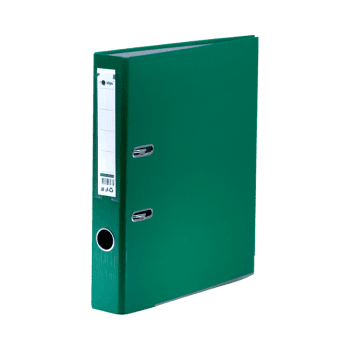 BIBLIORAFT PLASTIFIAT 55MM GREEN RO-CLIPS