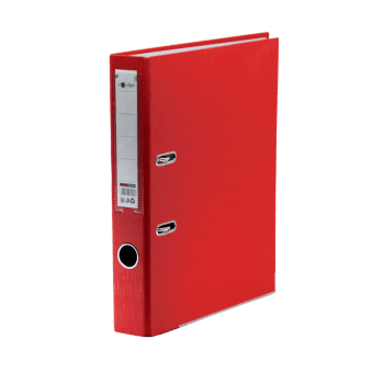 BIBLIORAFT PLASTIFIAT 55MM RED RO-CLIPS