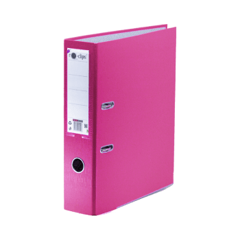 BIBLIORAFT PLASTIFIAT 75MM FUCHSIA RO-CLIPS