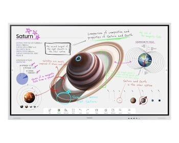 Samsung WM75B table albe interactive 190,5 cm (75") 3840 x 2160 Pixel Ecran tactil Gri USB / Bluetooth