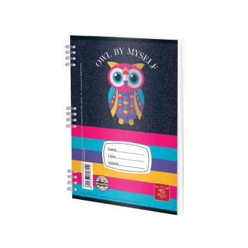 CAIET A5 80 FILE CU SPIRALA MATEMATICA