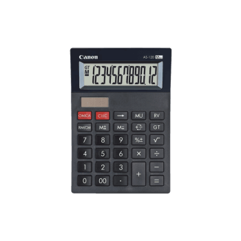 CALCULATOR 12 DIG CANON AS120 II DBL