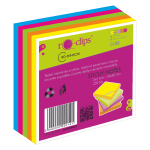 CUB STICKY NOTES RO-CLIPS 50X50MM NEON 5 CUL 250F RO-SNN5C50