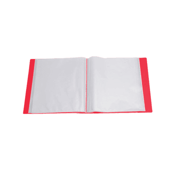 DOSAR PLASTIC 20 FILE ROSU FO-DB01 FLEXOFFICE