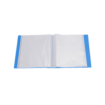 DOSAR PLASTIC 60 FILE ALBASTRU FO-DB03 FLEXOFFICE