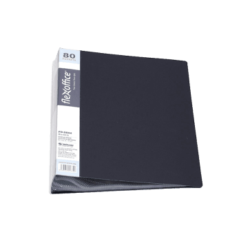 DOSAR PLASTIC 80 FILE NEGRU FO-DB04 FLEXOFFICE