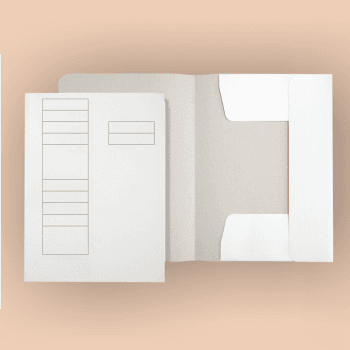 DOSAR PLIC CARTON ALB