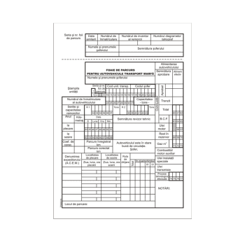 FOAIE PARCURS MARFA A5