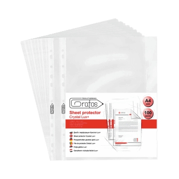 FOLIE PROTECTIE A4 CRISTAL 60 MICR 100BUC/SET