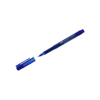 LINER 0.8MM ALBASTRU BROADPEN 1554 FABER-CASTELL
