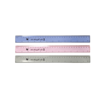 RIGLA 30CM COLOR PLASTIC C-SR03