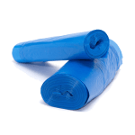 SACI PLASTIC 60L MAXI LDPE 15BUC/ROLA ALBASTRU