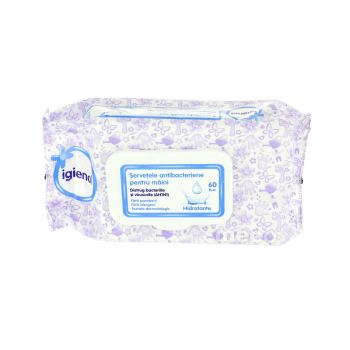 SERVETELE ANTIBACTERIENE 60BUC IGIENOL
