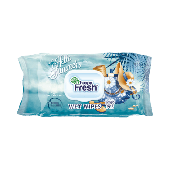 SERVETELE UMEDE HELLO SUMMER 100BUC HAPPY FRESH