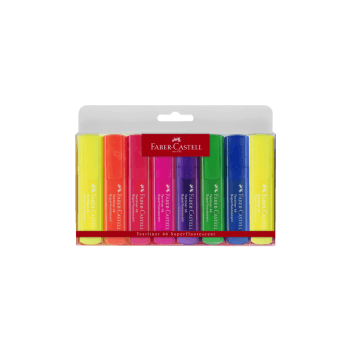 TEXTMARKER SET 8 1546 PASTEL FABER CASTELL