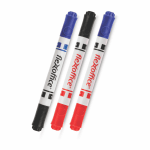 WHITEBOARD MARKER TWIN NEGRU/ROSU FO-WB05 FLEXOFFICE