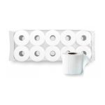 Hartie igienica Esentis neutru 3str alba 12m 10role/UM