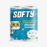 Prosop bucatarie Softy, 2 straturi, 50 portii, 11 m, 2 role/set