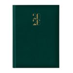 Agenda Artilux A4 datata, hartie ivory, coperta verde