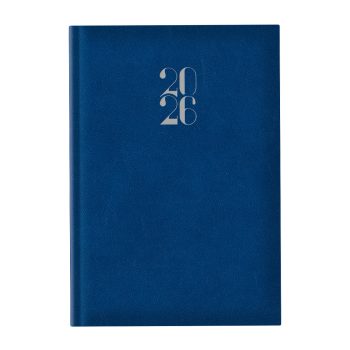 Agenda Artilux A5 datata, hartie ivory, coperta albastru royal