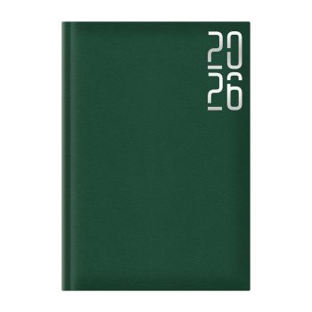 Agenda Artibest A5 datata, hartie offset alb, coperta verde
