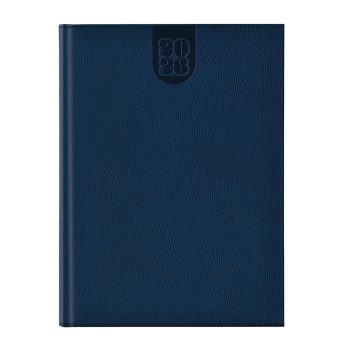 Agenda Dakota A4 datata, hartie ivory, coperta albastru navy