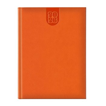 Agenda Dakota A4 datata, hartie ivory, coperta orange