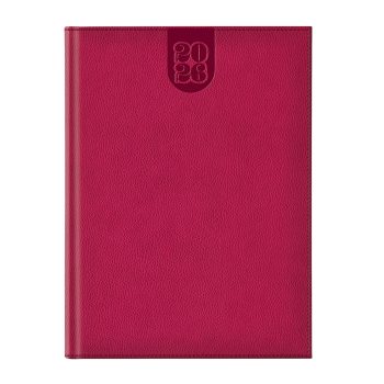Agenda Dakota A4 datata, hartie ivory, coperta fuchsia