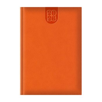 Agenda Dakota A5 datata, hartie ivory, coperta orange