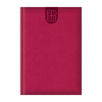 Agenda Dakota A5 datata, hartie ivory, coperta fuchsia